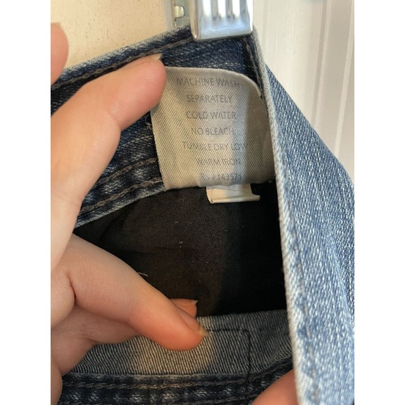 TK AXEL Jeans Mens 34x32 Slim Boot Blue Denim Medium Wash 5 Pocket - Picture 10 of 13